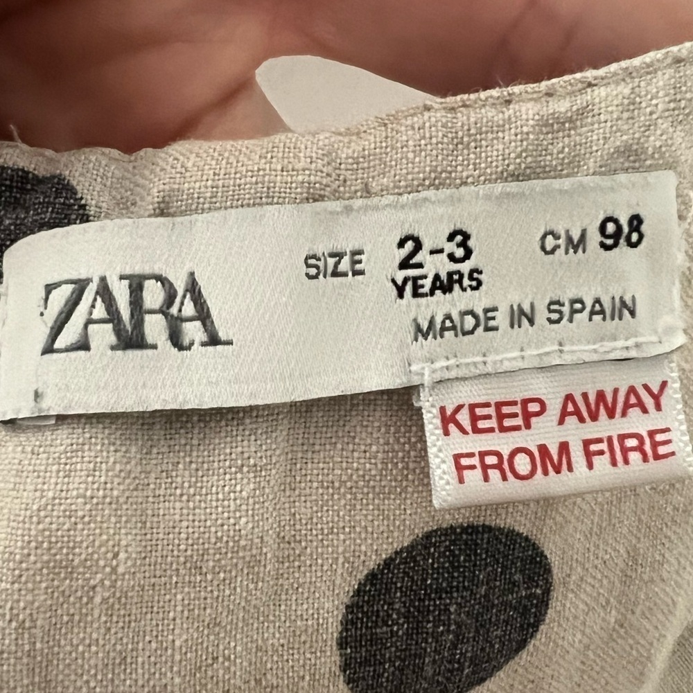 Zara Kids Polka Dot Jumpsuit Overalls - Picture 3 of 4